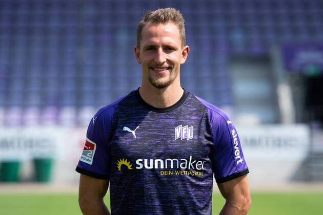 Ulrich Taffertshofer VfL Osnabrück 2 BL, portrait date 2019 2020 Osnabrück Lower Saxony Germany Stadium at the Bremen Bridge