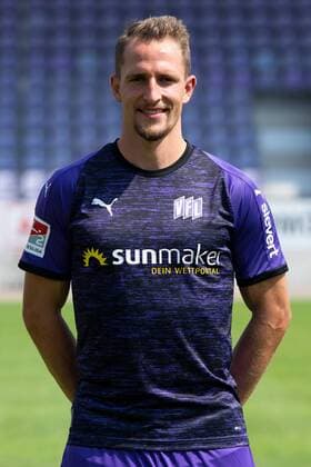 Ulrich Taffertshofer VfL Osnabrück 2 BL, portrait date 2019 2020 Osnabrück Lower Saxony Germany Stadium at the Bremen Bridge