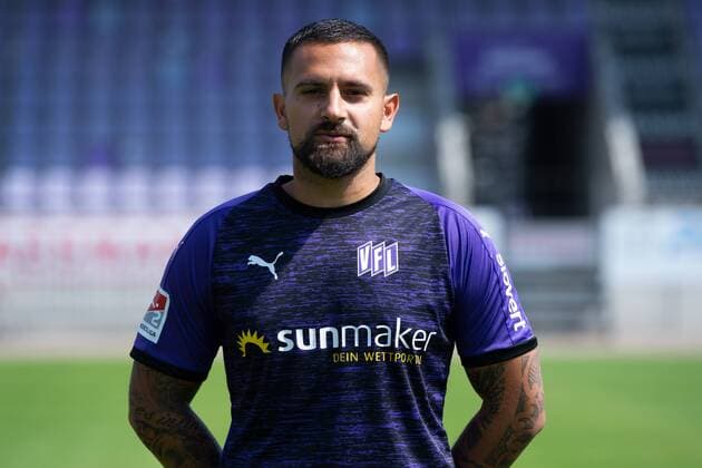 Marcos Alvarez VfL Osnabrück 2 BL, portrait date 2019 2020 Osnabrück Lower Saxony Germany Stadium at the Bremen Bridge