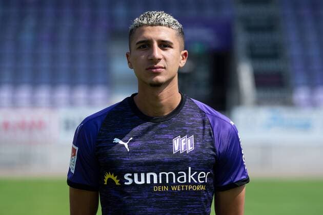 Anas Ouahim VfL Osnabrück 2 BL, portrait date 2019 2020 Osnabrück Lower Saxony Germany Stadium at the Bremen Bridge