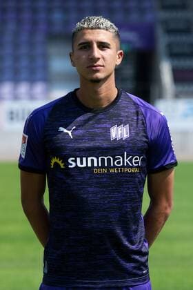 Anas Ouahim VfL Osnabrück 2 BL, portrait date 2019 2020 Osnabrück Lower Saxony Germany Stadium at the Bremen Bridge