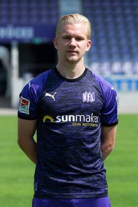 Bryan Henning VfL Osnabrück 2 BL, portrait date 2019 2020 Osnabrück Lower Saxony Germany Stadium at the Bremen Bridge