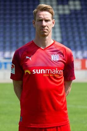 David Buchholz VfL Osnabrück 2 BL, portrait date 2019 2020 Osnabrück Lower Saxony Germany Stadium at the Bremen Bridge