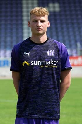 Simon Haubrock VfL Osnabrück 2 BL, portrait date 2019 2020 Osnabrück Lower Saxony Germany Stadium at the Bremen Bridge