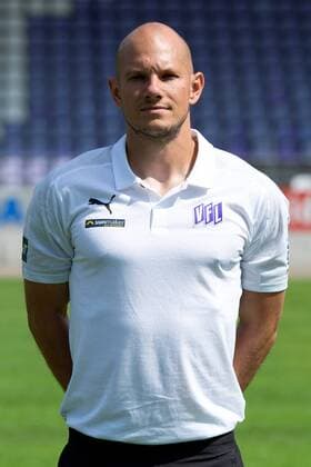 Patrick Jochmann Athletics trainer VfL Osnabrück 2 BL, portrait date 2019 2020 Osnabrück Lower Saxony Germany Stadium at the Bremen Bridge