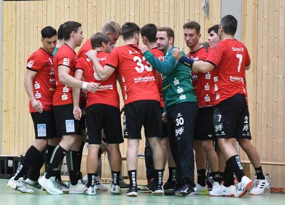 The VfL Pfullingen before the match, VfL Pfullingen vs TBV Lemgo, Handball, Friendly match, 18 07 2019, VfL Pfullingen vs TBV Lemgo, Handball, Friendly match, 18 07 2019 Dettingen an der Erms Copyright: xEIBNER Florian_Schustx EP_SCHUST