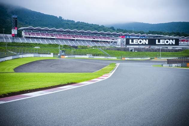 Illustration picture shows the Fuji Speedway race track, during preparations ahead of Sunday s Ready Steady Tokyo - Cycling Olympic test event, in Tokyo, Friday 19 July 2019. ROBxWALBERS  x05629329x