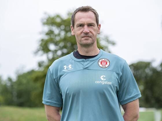 Goalkeeping coach Mathias Hain St Pauli 15 07 19, Hamburg, team photo appointment with FC St Pauli, Â