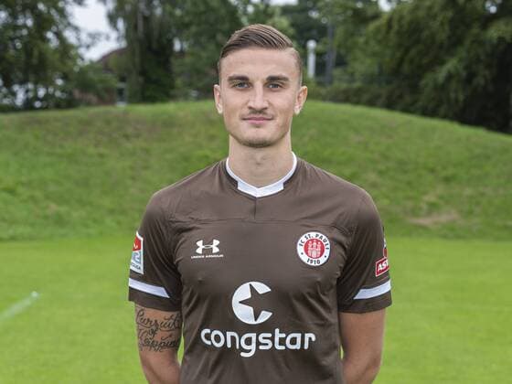 Philipp Ziereis St Pauli 15 07 19, Hamburg, team photo appointment with FC St Pauli, Â