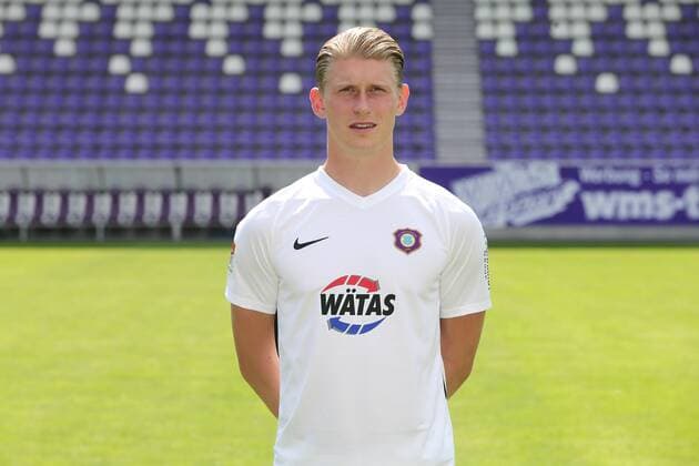 Team Presentation Erz Aue Football 2 Bundesliga Goalkeeper Robert Jendrusch FC Erzgebirge Aue 2 Bundesliga, Portrait Date 2019 2020 , Aue, 18 07 2019, Erzgebirgsstadion, Football ,