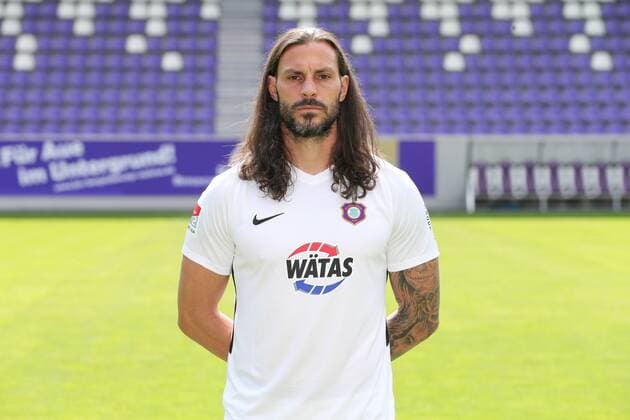 Team Presentation Erz Aue Football 2 Bundesliga Goalkeeper Daniel Haas FC Erzgebirge Aue 2 Bundesliga, Portrait Date 2019 2020 , Aue, 18 07 2019, Erzgebirgsstadion, Football ,