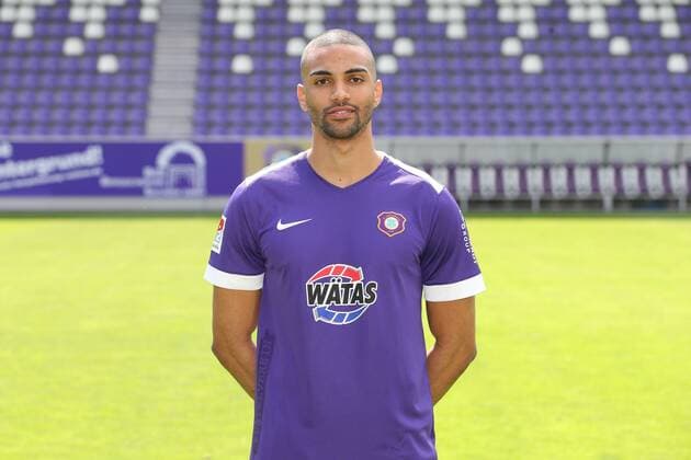 Team Presentation Erz Aue Football 2 Bundesliga Malcolm Cacutalua FC Erzgebirge Aue 2 Bundesliga, Portrait Date 2019 2020 , Aue, 18 07 2019, Erzgebirgsstadion, Football ,
