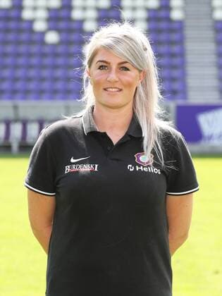 Team presentation Erz Aue Football 2 Bundesliga Physiotherapist Nadine Dörfel Doerfel FC Erzgebirge Aue 2 Bundesliga, portrait date 2019 2020 , Aue, 18 07 2019, Erzgebirgsstadion, Football ,