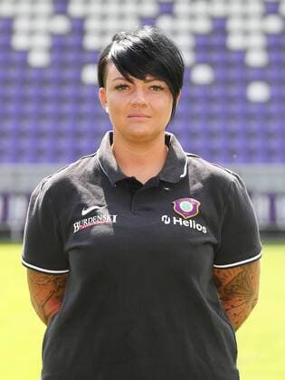 Team Presentation Erz Aue Football 2 Bundesliga Physiotherapist Marie Koch FC Erzgebirge Aue 2 Bundesliga, Portrait Date 2019 2020 , Aue, 18 07 2019, Erzgebirgsstadion, Football ,
