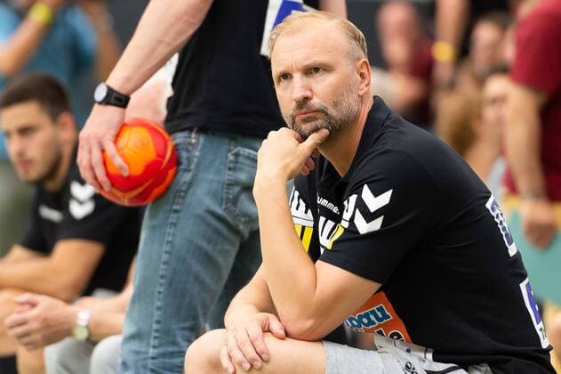 Hartmut Mayerhoffer Frisch Auf Goeppingen Head Coach , FRISCH AUF Goeppingen vs. HC Erlangen, 54 Esslinger Marktplatzturnier, Handball, 1 Bundesliga, DKB, Men, 19 07 2019, FRISCH AUF Goeppingen vs. HC Erlangen, 54 Esslinger Marktplatzturnier, Handball, 1 Bundesliga, DKB, Men, 19 07 2019 Altbach Copyright: xEIBNER WolfgangxFrankx EP_WFK