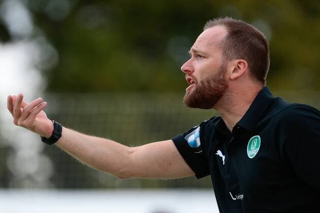 19 07 2019, xtgx, handball test game, SC Magdeburg SC DHfK Leipzig emspor, v l otherre haber leipzig trainer gives instructions, gesticulated with arms, gesticulate, gives instructions Aschersleben