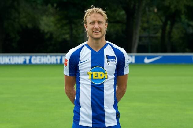 Soccer DFL 1 Bundesliga Berlin 19 07 2019 Hertha BSC Portrait date 2019 2020 Per SKJELBRED Hertha BSC