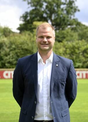 Managing Director Sport Fabian Wohlgemuth Holstein Kiel 2 BL, portrait date 2019 2020, football, men, 19 07 19 Kiel NLZ Projendorf Kiel Germany