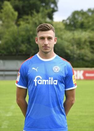 Daniel Hanslink Holstein Kiel 2 BL, portrait date 2019 2020, football, men, 19 07 19 Kiel NLZ Projendorf Kiel Germany