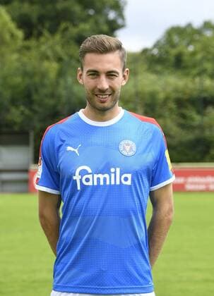 Michael Eberwein Holstein Kiel 2 BL, portrait date 2019 2020, football, men, 19 07 19 Kiel NLZ Projendorf Kiel Germany