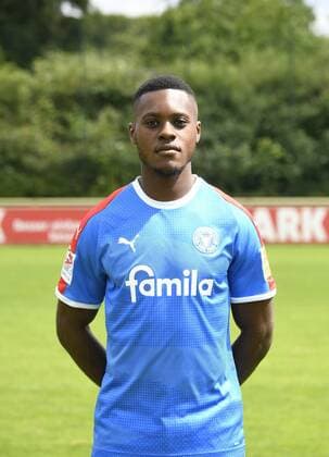 Makana Baku Holstein Kiel 2 BL, portrait date 2019 2020, football, men, 19 07 19 Kiel NLZ Projendorf Kiel Germany