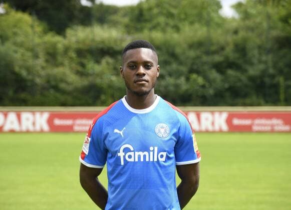 Makana Baku Holstein Kiel 2 BL, portrait date 2019 2020, football, men, 19 07 19 Kiel NLZ Projendorf Kiel Germany
