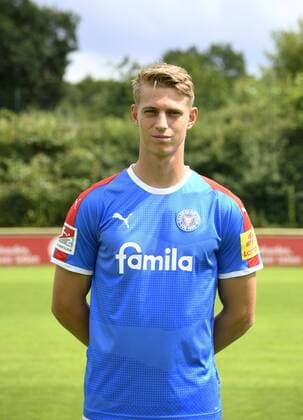 Lion Lauberbach Holstein Kiel 2 BL, portrait date 2019 2020, football, men, 19 07 19 Kiel NLZ Projendorf Kiel Germany