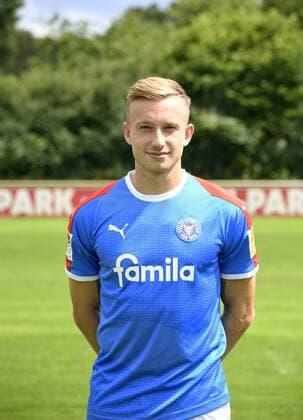 Jannik Dehm Holstein Kiel 2 BL, portrait date 2019 2020, football, men, 19 07 19 Kiel NLZ Projendorf Kiel Germany