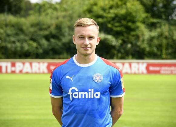 Jannik Dehm Holstein Kiel 2 BL, portrait date 2019 2020, football, men, 19 07 19 Kiel NLZ Projendorf Kiel Germany