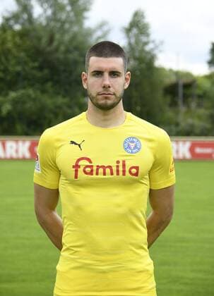 Ioannis Gelios Holstein Kiel 2 BL, portrait date 2019 2020, football, men, 19 07 19 Kiel NLZ Projendorf Kiel Germany
