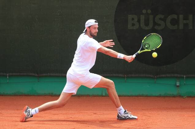 21 07 2019, 1 Men Bundesliga Tennis , TC Grosshesselohe vs Badwerk Gladbacher HTC, Sport Tennis, in picture Daniel Brands TC Grosshesselohe copyright Philippe Ruiz copyright: Philippe Ruiz