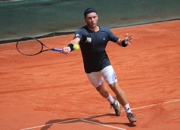 21 07 2019, 1 Men Bundesliga Tennis , TC Grosshesselohe vs Badwerk Gladbacher HTC, Sport Tennis, in picture Lucas Miedler TC Grosshesselohe copyright Philippe Ruiz copyright: Philippe Ruiz
