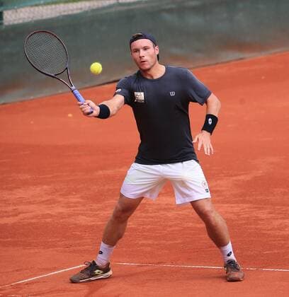 21 07 2019, 1 Men Bundesliga Tennis , TC Grosshesselohe vs Badwerk Gladbacher HTC, Sport Tennis, in picture Lucas Miedler TC Grosshesselohe copyright Philippe Ruiz copyright: Philippe Ruiz