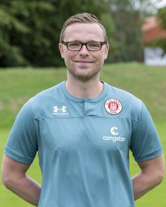 Physiotherapist Dominik Körner St Pauli 15 07 19, Hamburg, team photo session at FC St Pauli, Â