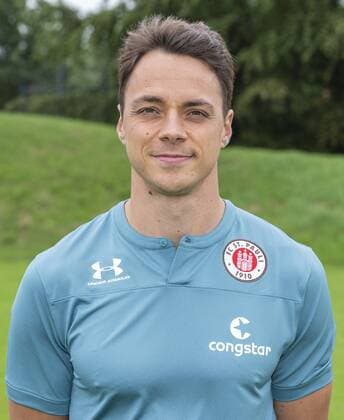 Athletics coach Janosch Emonts St Pauli 15 07 19, Hamburg, team photo session at FC St Pauli, Â
