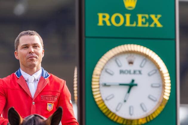 Sport Bilder des Tages Aachen, Germany 21.07.2019, CHIO Aachen, Springreiten, Kent Farrington ( Aachen North Rhine-Westphalia Germany eu-images-09-542-003381 *** Aachen, Germany 21 07 2019, CHIO Aachen, Show Jumping, Kent Farrington Aachen North Rhine Westphalia Germany eu images 09 542 003381 eu-images-542