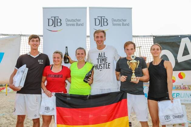 Winner and German Team Champion in Beach Tennis 2019 Team Leider Geiler Berlin , Final, 13 German Beach Tennis Team Championships 2019, DTB, Berlin, 21 07 2019,