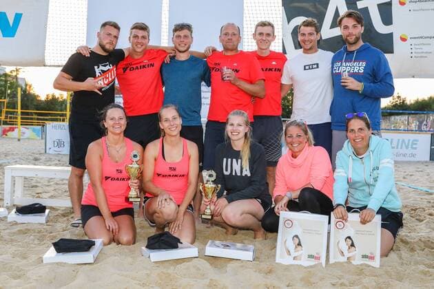 2 Place Team Berlin Beach49 White , and 3 Place Team Berlin Beach49 Yellow , Final, 13 German Beach Tennis Team Championships 2019, DTB, Berlin, 21 07 2019,