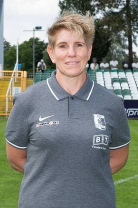 Physiotherapist Andrea Reiche BSG Chemie Leipzig Soccer RL NO Portrait date 2019 2020 , Leipzig, 21 07 2019, Alfred Kunze Sportpark, Soccer ,