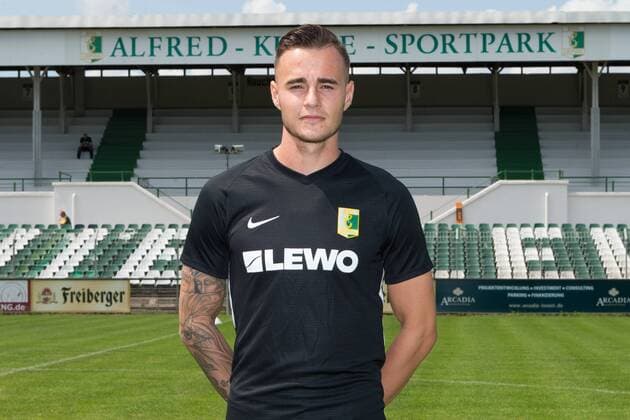 Tomas Petracek BSG Chemie Leipzig Soccer RL NO Portrait date 2019 2020 , Leipzig, 21 07 2019, Alfred Kunze Sportpark, Soccer ,