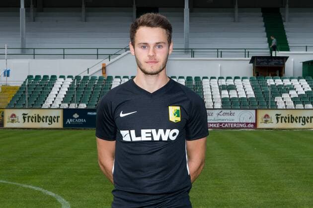 Marc Böttger BSG Chemie Leipzig Soccer RL NO Portrait date 2019 2020 , Leipzig, 21 07 2019, Alfred Kunze Sportpark, Soccer ,