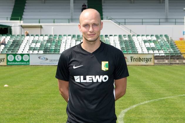 Andy Wendschuch BSG Chemie Leipzig Soccer RL NO Portrait date 2019 2020 , Leipzig, 21 07 2019, Alfred Kunze Sportpark, Soccer ,