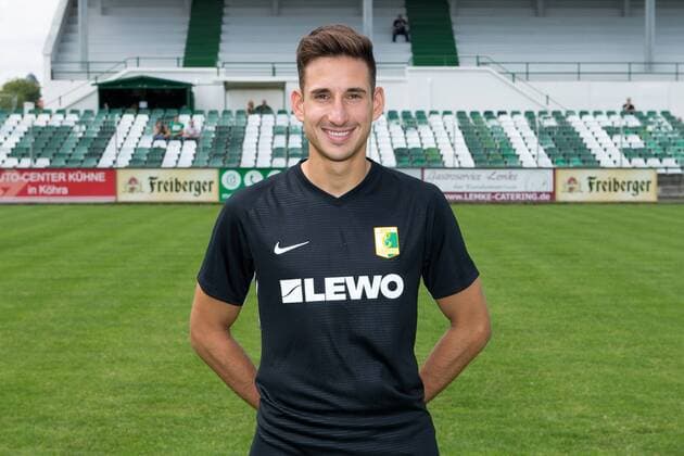 Denny Krahl BSG Chemie Leipzig Soccer RL NO Portrait date 2019 2020 , Leipzig, 21 07 2019, Alfred Kunze Sportpark, Soccer ,