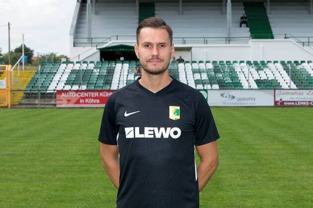 Manuel Wajer BSG Chemie Leipzig Soccer RL NO Portrait date 2019 2020 , Leipzig, 21 07 2019, Alfred Kunze Sportpark, Soccer ,