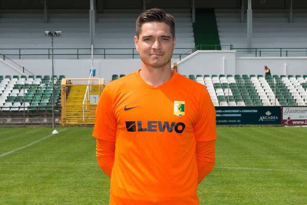 Goalkeeper Benjamin Bellot BSG Chemie Leipzig Soccer RL NO Portrait date 2019 2020 , Leipzig, 21 07 2019, Alfred Kunze Sportpark, Soccer ,
