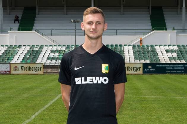 Florian Kirstein BSG Chemie Leipzig Soccer RL NO Portrait date 2019 2020 , Leipzig, 21 07 2019, Alfred Kunze Sportpark, Soccer ,