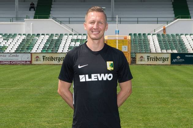 Florian Schmidt BSG Chemie Leipzig Soccer RL NO Portrait date 2019 2020 , Leipzig, 21 07 2019, Alfred Kunze Sportpark, Soccer ,