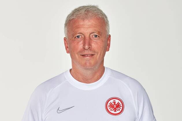 19 07 2019, xjhx, Soccer 1 Bundesliga, Eintracht Frankfurt Photo date 2019 2020 Portrait date emspor, v l Co coach Armin Reutershahn Eintracht Frankfurt DFL DFL REGULATIONS PROHIBIT ANY USE OF PHOTOGRAPHS as IMAGE SEQUENCES and or QUASI VIDEO Frankfurt am Main