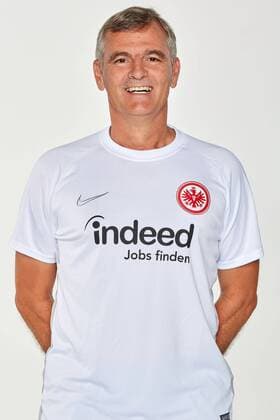 19 07 2019, xjhx, Soccer 1 Bundesliga, Eintracht Frankfurt Photo date 2019 2020 Portrait date emspor, v l TW coach Manfred Moppes Petz Eintracht Frankfurt DFL DFL REGULATIONS PROHIBIT ANY USE OF PHOTOGRAPHS as IMAGE SEQUENCES and or QUASI VIDEO Frankfurt am Main