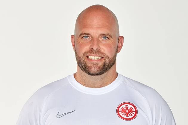 19 07 2019, xjhx, Soccer 1 Bundesliga, Eintracht Frankfurt Photo date 2019 2020 Portrait date emspor, v l Athletics coach Martin Spohrer Eintracht Frankfurt DFL DFL REGULATIONS PROHIBIT ANY USE OF PHOTOGRAPHS as IMAGE SEQUENCES and or QUASI VIDEO Frankfurt am Main